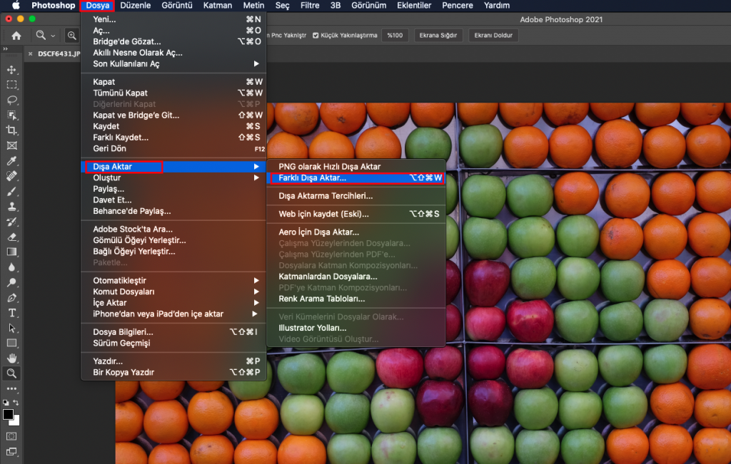 Adobe Photoshop Üzerinde Görsel Optimizasyonu & Kalitesi Ayarı