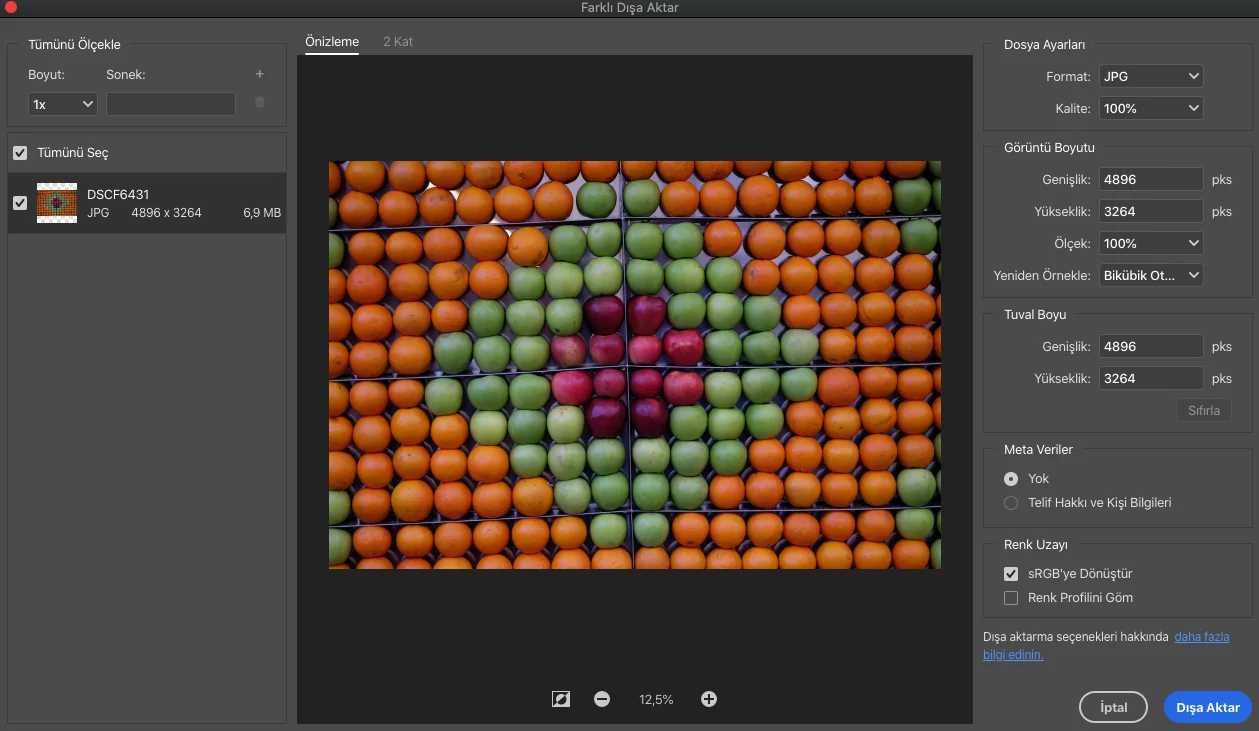 Adobe Photoshop Image Optimization