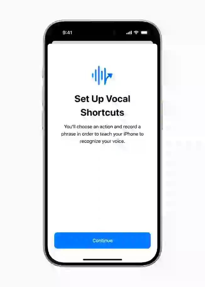 Apple Vocal Shortcuts