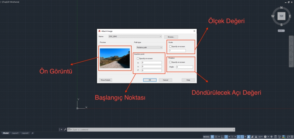 AutoCAD Image Configuration