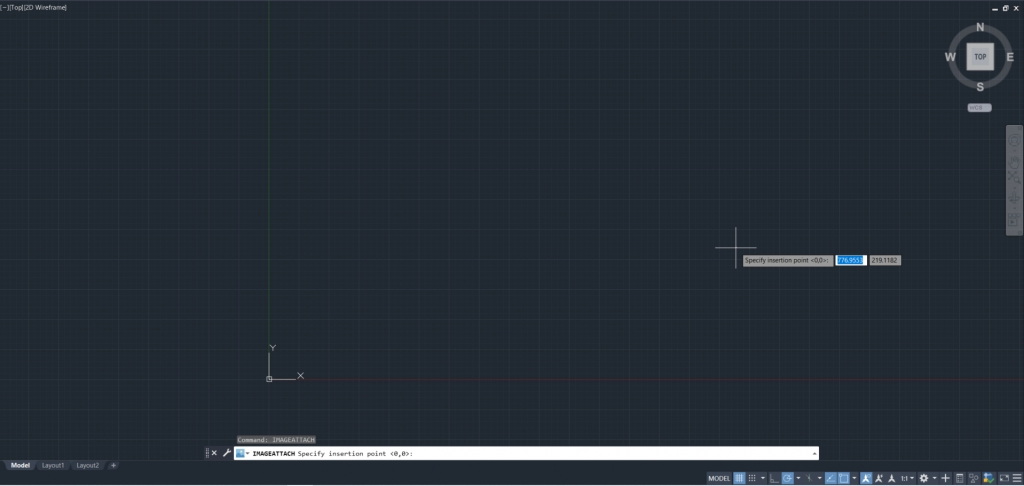 AutoCAD Insertion Point With Mouse