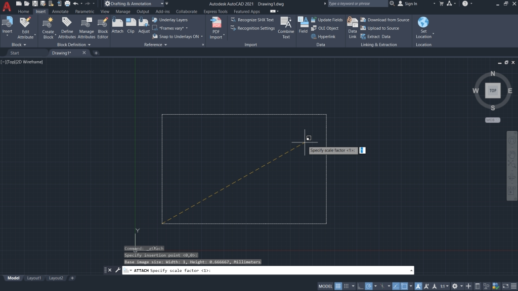 AutoCAD Specify Scale