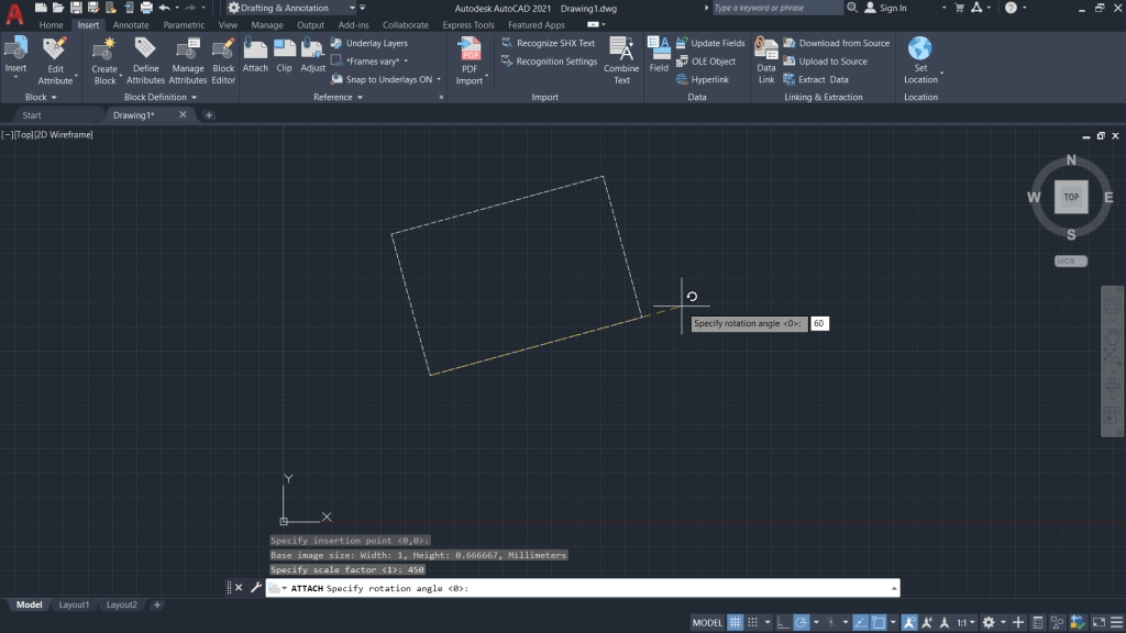 AutoCAD Specify Scale Factor
