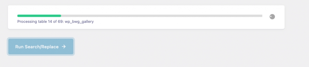 Better Search Replace Processing