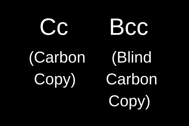Cc ve Bcc Nedir?