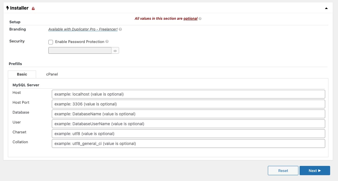 Installer