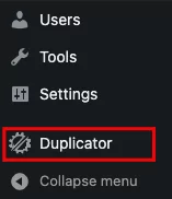 Duplicator WordPress Plugin