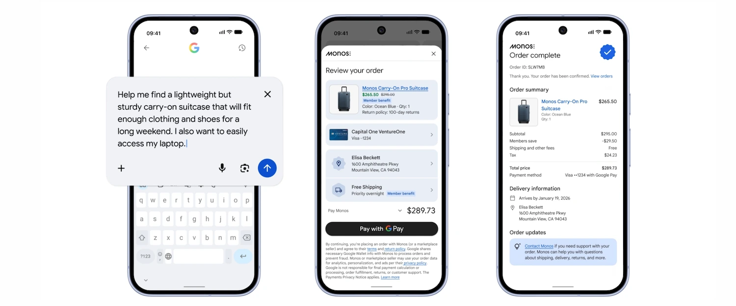 Google New Tech and Tools for Agentic Commerce