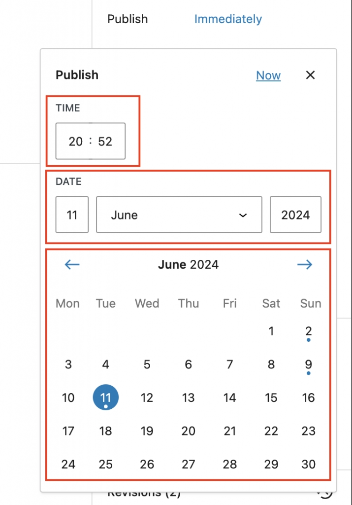 Scheduling WordPress Posts