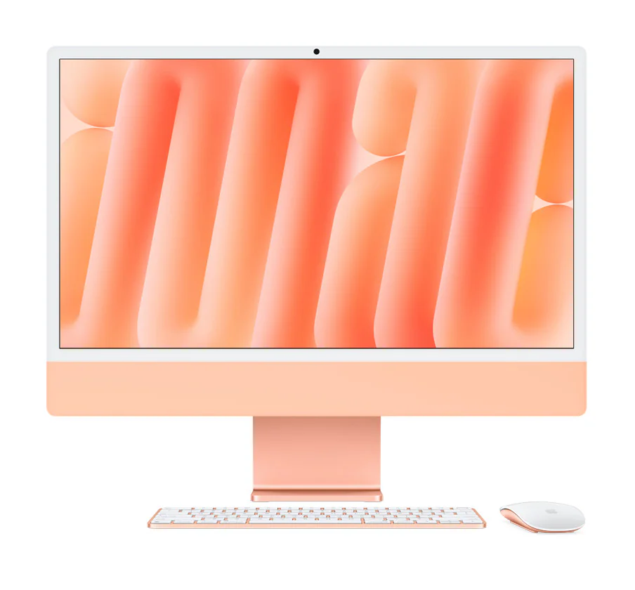 iMac M4 Chip Orange 2024