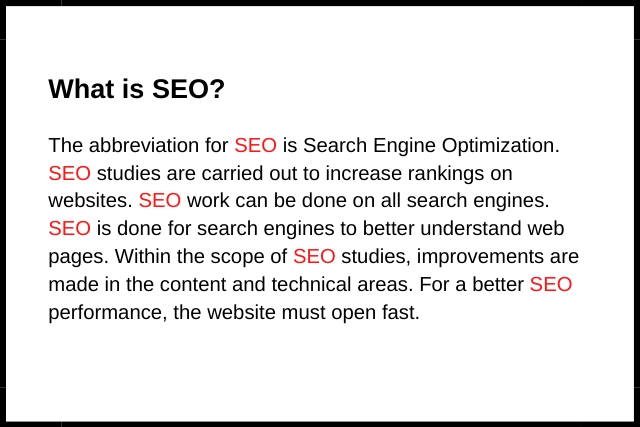 Keyword Stuffing