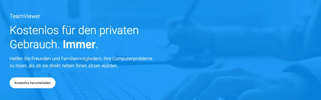 Kostenlos für den privaten Gebrauch Team Viewer