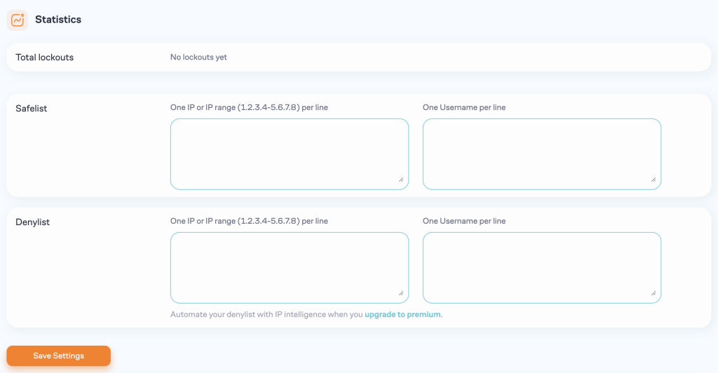 Login Attempts Plugin Logs