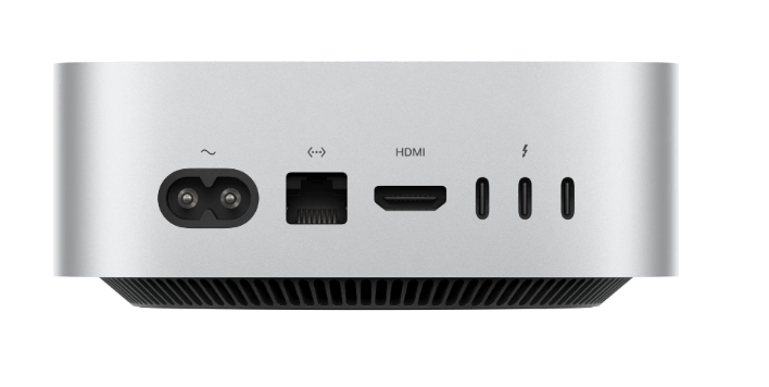 Mac mini 2024 M4 Ports