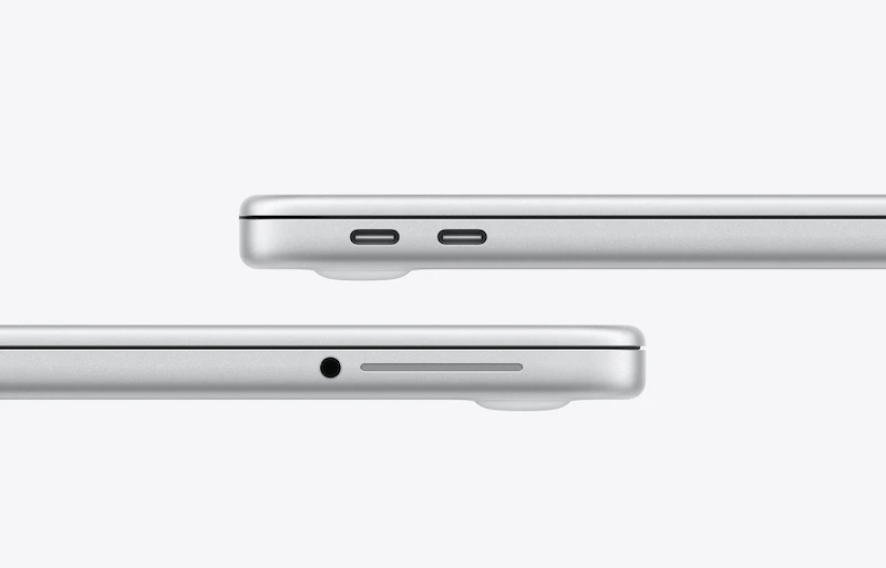 MacBook Neo Silver Ports