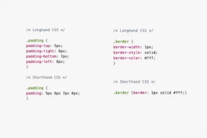 Shorthand CSS и Longhand CSS