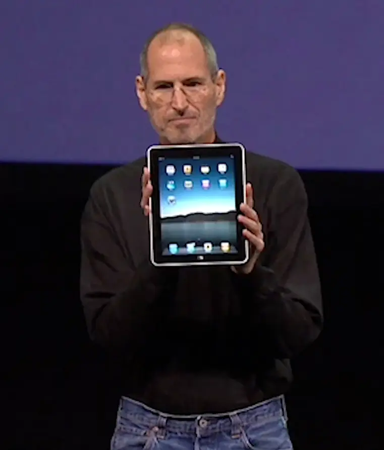 Steve Jobs announced the first ipad model
