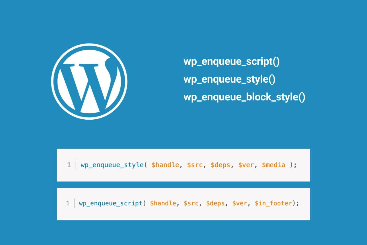 Wordpress Enqueue Script & CSS
