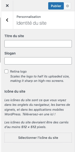 Wordpress Personnalisation