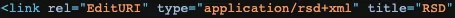 Wordpress RSD