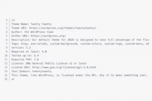 WordPress CSS Stylesheet & WordPress Style.css File