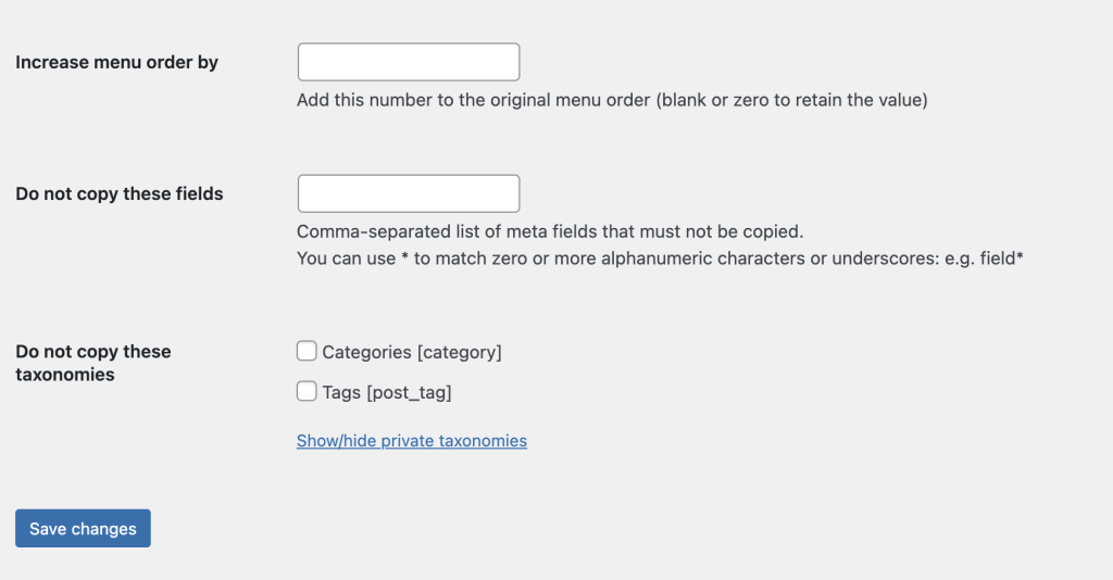 Yoast Duplicate Post Plugin Copy Settings
