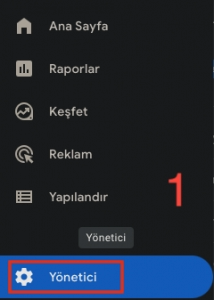GA4 Yönetici